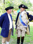 2013 - Colonial Reenactors Ralph Denlinger and Carl Closs (portraying General George Washington)